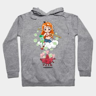 Nami melts Corona with Alcohol Hoodie